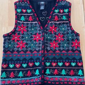 Festive Holiday Sweater Vest